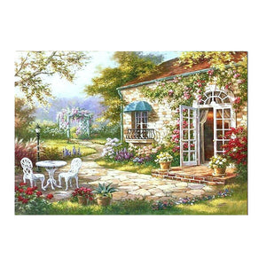 5D DIY diamond painting sunset/love landscape full diamond round embroidery castle mosaic animal diamond embroidery home decorat - DreamWeaversStore