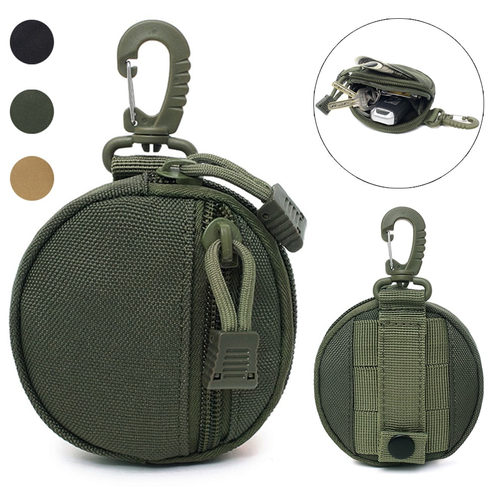 1000D Tactical Wallet Pocket Military Accessory Bag Portable Mini Money Coin Pouch Keys Holder Waist Bag for Hunting Camping - DreamWeaversStore