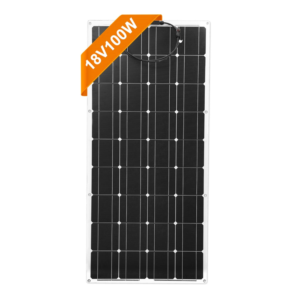 Dokio 18V 100W Flexible Monocrystalline Solar Panel For Car/Boat/ Home Solar Battery Can Charge 12V Waterproof Solar Panel China - DreamWeaversStore