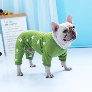 French Bulldog Clothes Winter Warm Dog Jumpsuit Pajamas Pet Clothing Thick Coat For Large Dog S-3XL 3 Color Hoodie Jacket Outfit - DreamWeaversStore