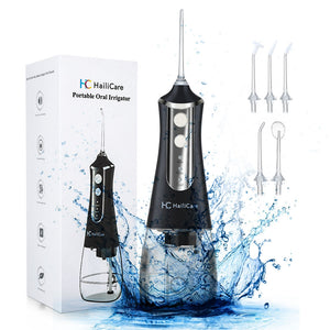 USB Rechargeable Electric Oral Irrigators Waterproof Teeth Cleaner Portable Dental Water Jet Teeth Cleaning Tool Kit Home Travel - DreamWeaversStore