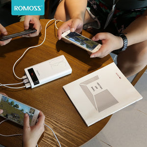 ROMOSS Sense 8P+ Power Bank 30000mAh PD QC 3.0 Quick Charge Powerbank Portable Exterbal Battery Charger for iPhone 13 Xiaomi Mi - DreamWeaversStore