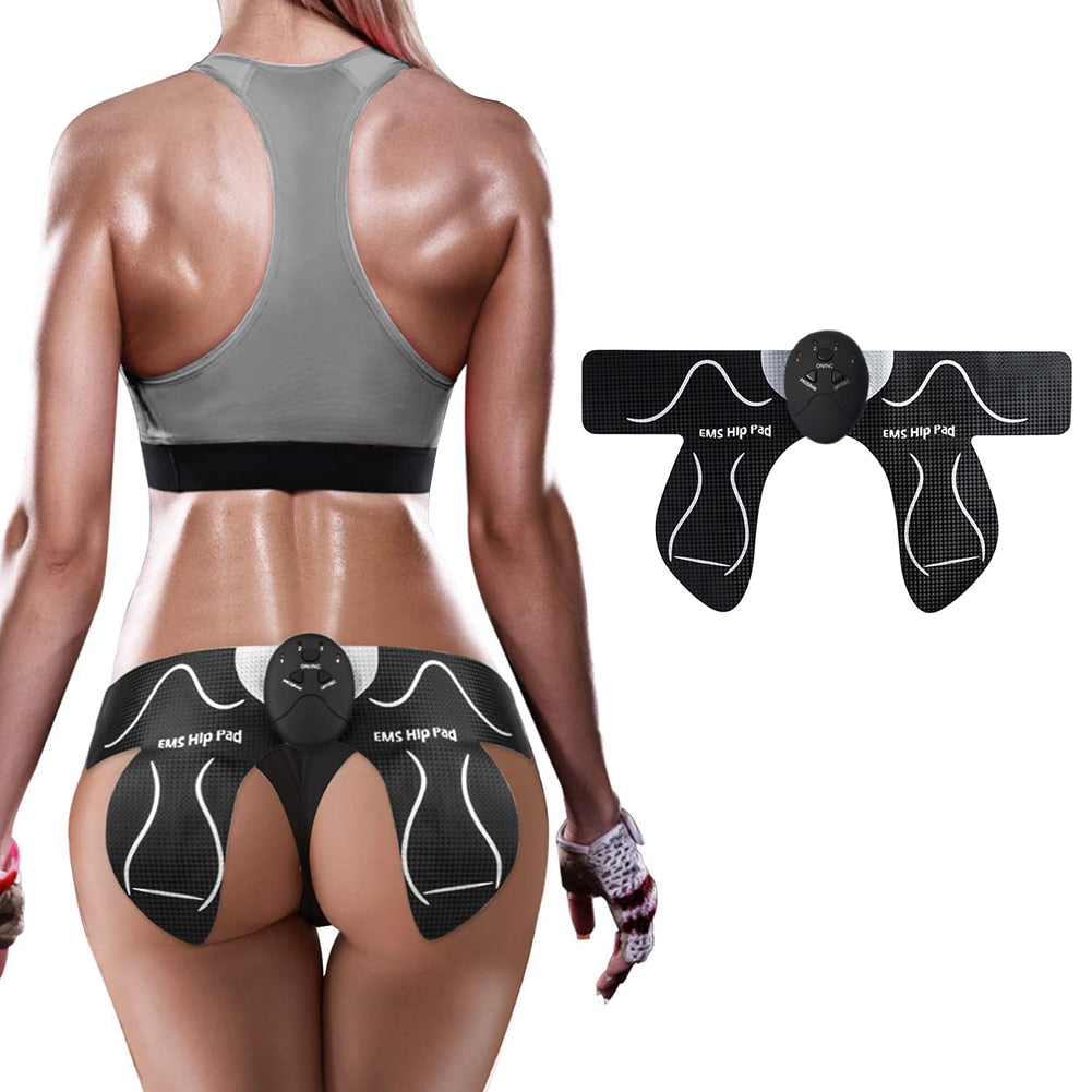 EMS Hip Trainer Muscle Stimulator Buttock Tighter Lifter Electric Vibration ABS Abdominal Trainer Pad Hip Slimming Massager Body - DreamWeaversStore