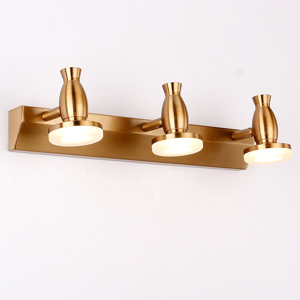 Wall Lamp Light Vanity Mirror Light LED bathroom brass sconce wall mount home decor Loft Lighting Indoor aluminum warm light - DreamWeaversStore