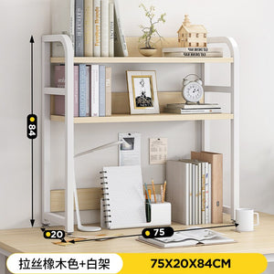 Desk storage shelf small bookshelf computer desktop storage shelf dormitory desk arrangement shelf multi-layer desk - DreamWeaversStore