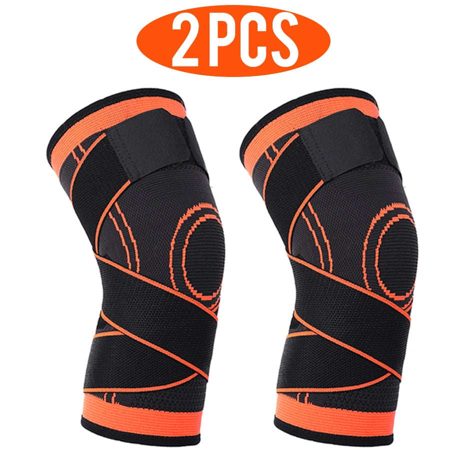 Worthdefence 1/2 PCS Knee Pads Braces Sports Support Kneepad Men Women for Arthritis Joints Protector Fitness Compression Sleeve - DreamWeaversStore