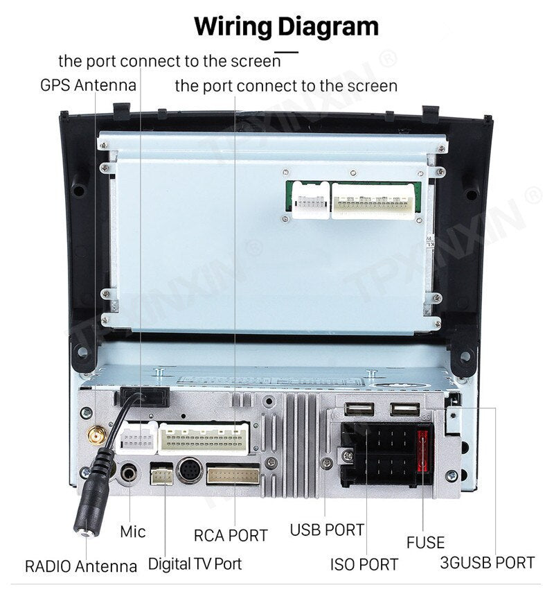 64G For Peugeot 407 2004-2010 Android Radio Car Multimedia Player GPS Navigation Audio Stereo Screen DVD Head Unit Tape Recorder - DreamWeaversStore