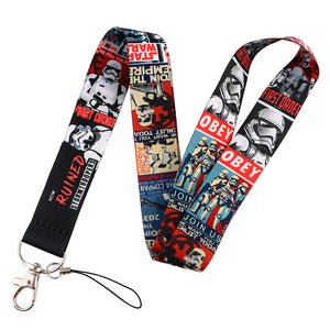 LT117 Star wars Yoda Baby Alien Lanyard Credit ID Badge Holder Key Rings Bag Student woman Travel Bank Card Cover Keychain Gifts - DreamWeaversStore