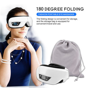 Eye Massager Pressure Therapy Bluetooth Electric Eyes Mask Massage Vibration Heating Air Pressure Beauty Eyes Care Tool Dropship - DreamWeaversStore