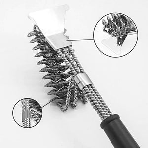 Grill Brush and Scraper, Best BBQ Cleaner, Perfect Tools for All Grill Types, Including Weber, Ideal Barbecue Accessories - DreamWeaversStore