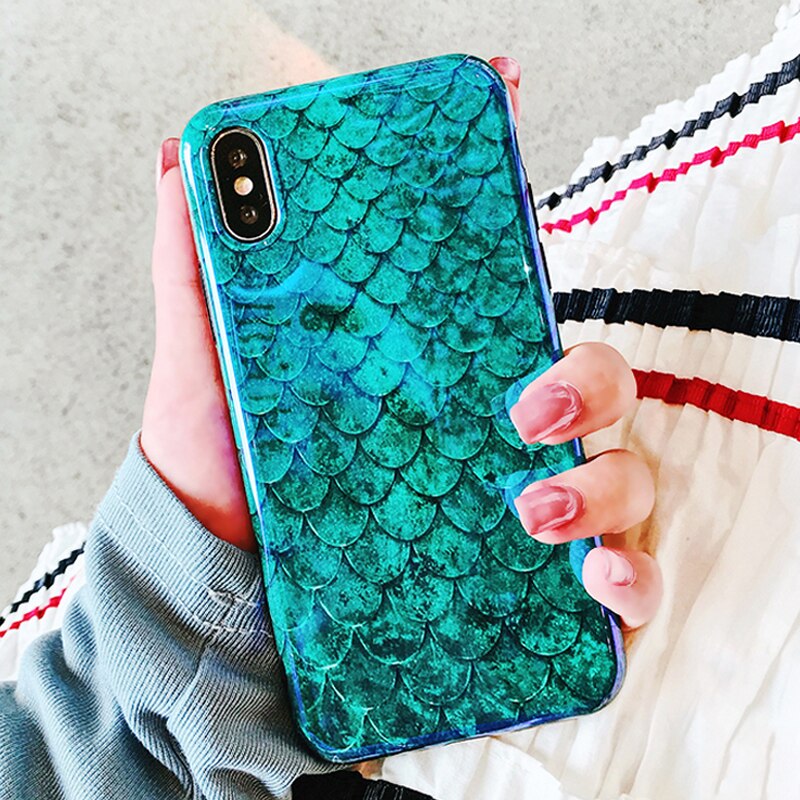 LOVECOM Blue-Ray Leopard Phone Case For iPhone 12 11 Pro Max 12 Mini XR XS Max X 7 8 6S Plus SE 2020 Soft IMD Phone Back Cover - DreamWeaversStore