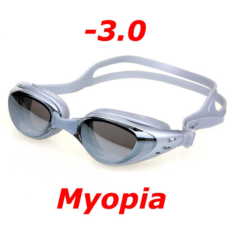 Professional Plating Myopia Swim Goggles Waterproof Anti Fog UV Shield Eyewear Swimming Pool Water Sports Glasses for Men Women - DreamWeaversStore