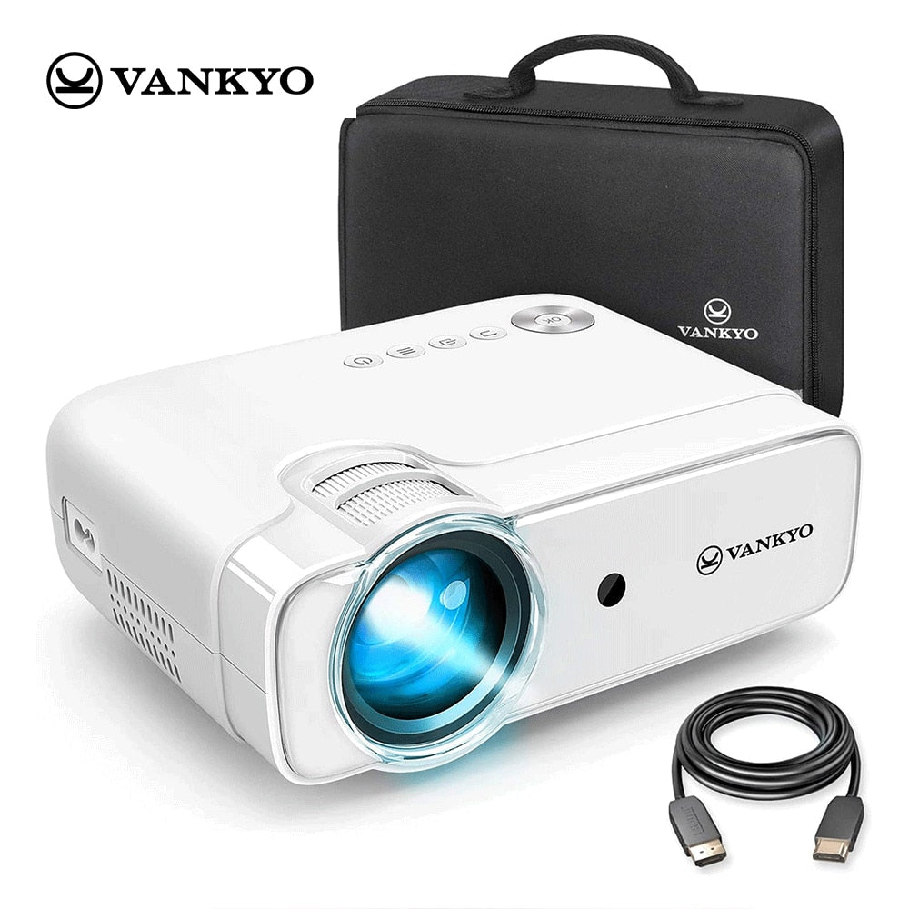 VANKYO Leisure 430 430XX Projector 236" 50,000 Hours 1080P HiFi Built-in Speaker Mini Video Projector Work with SD AV VGA USB - DreamWeaversStore