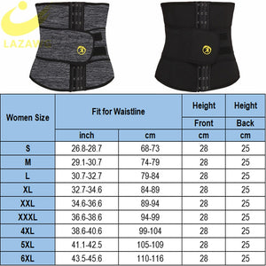 LAZAWG Women Waist Trainer Neoprene Belt Weight Loss Cincher Body Shaper Tummy Control Strap Slimming Sweat Fat Burning Girdle - DreamWeaversStore