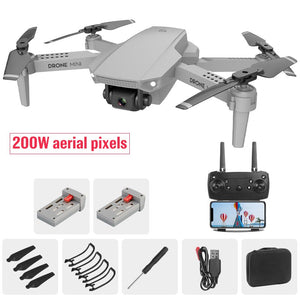 E88 Mini Drone 1080P WiFi FPV HD 4K Dual Camera RC Drones Height Holding Mode Foldable Quadrotor Aircraft Helicopter Toy Gifts - DreamWeaversStore