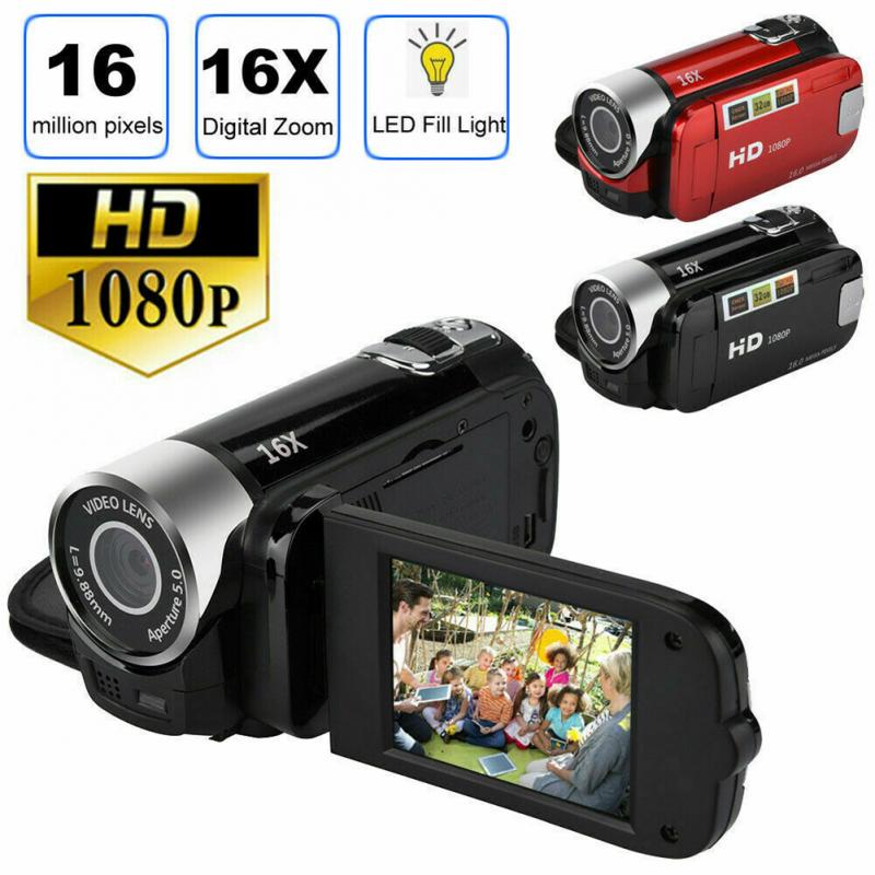 1080P 24MP ZOOM Mini Digital Camera DV Video Kids Camcorder Anti-Shake Photo Camera Kids Gift TFT LCD 16X AV Night Vision - DreamWeaversStore