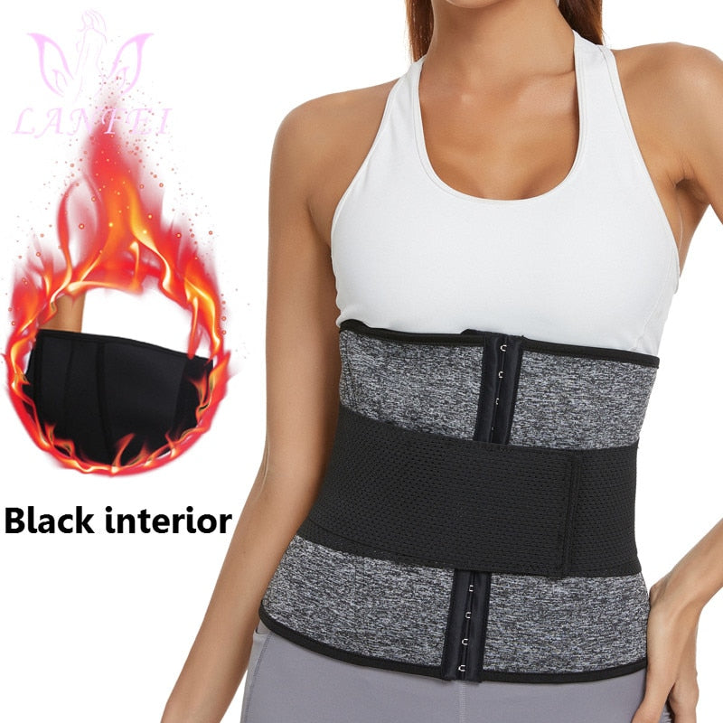 LANFEI Compression Strap Waist Trainers Belt for Women Slimming Sauna Weight Loss Neoprene Body Shaper Corset Hot Sweat Fat Burn - DreamWeaversStore