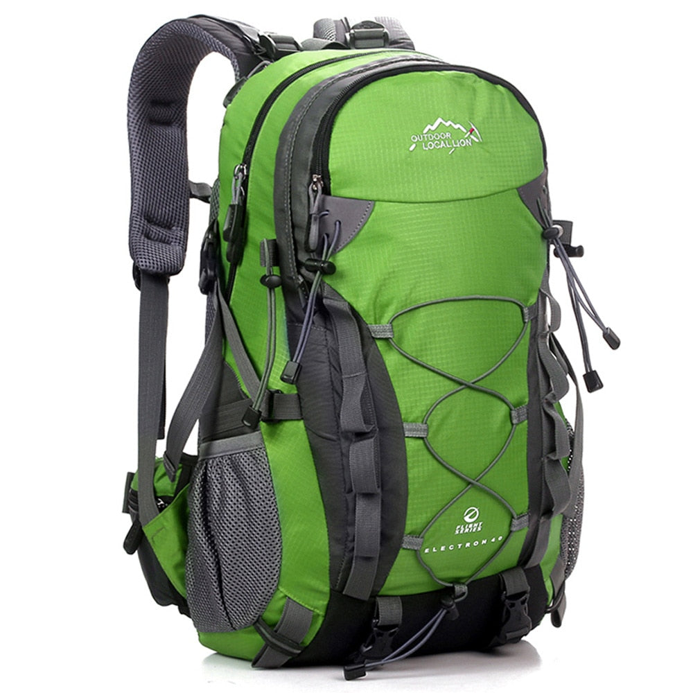 40L Outdoor Climbing Mountaineering Backpack Waterproof Functional Men Women Sports Bag Hiking Traveling Bag - DreamWeaversStore