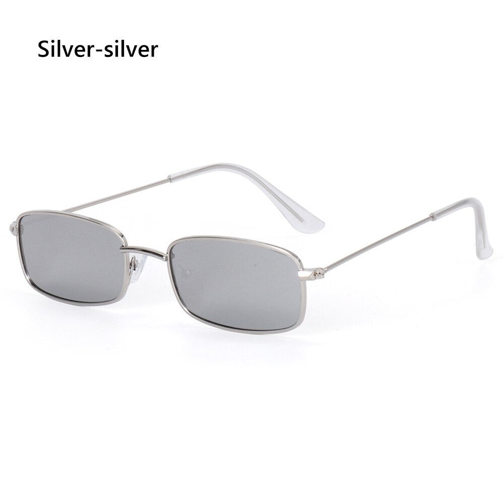 Small Frame Oval Sunglasses Gold Silver Frame Steampunk Vintage Festival Sun Glasses UV 400 Gradient Mirror Glasses New Fashion - DreamWeaversStore