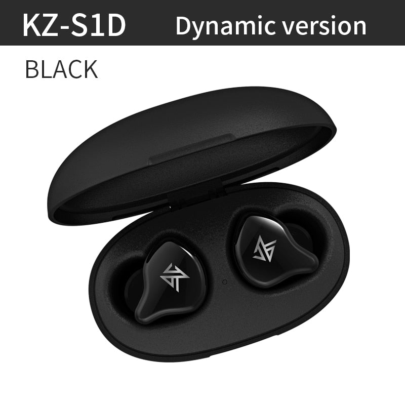 KZ S1 S1D TWS True Wireless Bluetooth 5.0 Earphones Dynamic/Hybrid Earbuds Touch Control Noise Cancelling Sport Headset - DreamWeaversStore