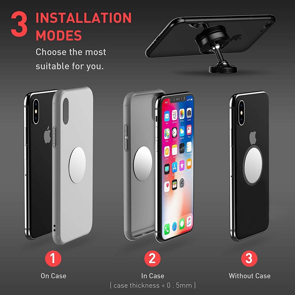 Untoom Magnetic Car Phone Holder In Car Mobile Phone Holder Stand Universal Dashboard Magnet Holder For iPhone 11 Pro Max Huawei - DreamWeaversStore