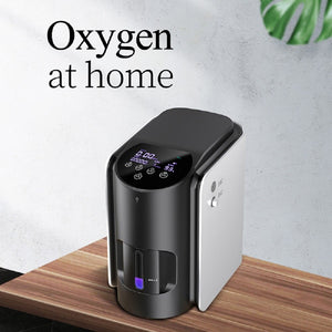 1-7L Portable Oxygen Concentrator Generator Machine Household Oxygene Concentrators Respiratory Health Monitors - DreamWeaversStore