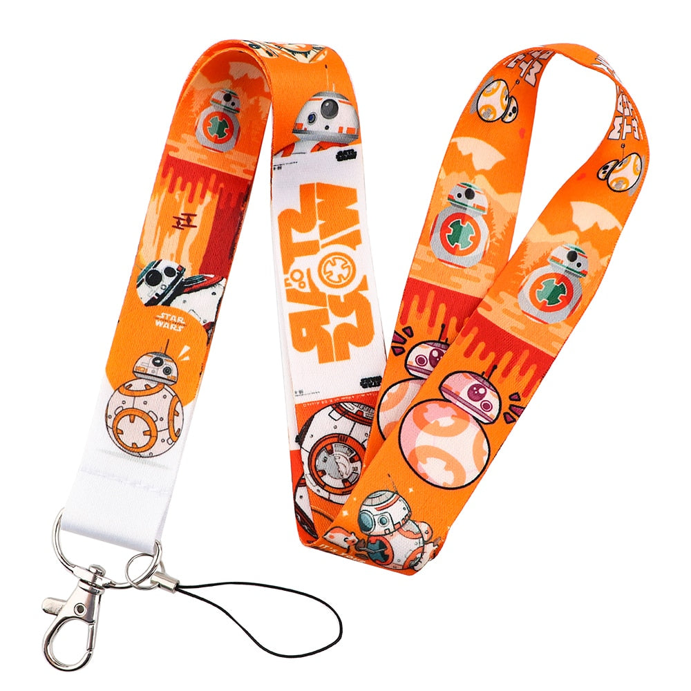 LT117 Star wars Yoda Baby Alien Lanyard Credit ID Badge Holder Key Rings Bag Student woman Travel Bank Card Cover Keychain Gifts - DreamWeaversStore