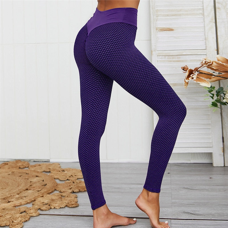 SVOKOR Dot Women Leggings High Waist Fitness Legging Push Up Ladies Seamless Workout Pants Female Leggins Mujer Polyester Casual - DreamWeaversStore