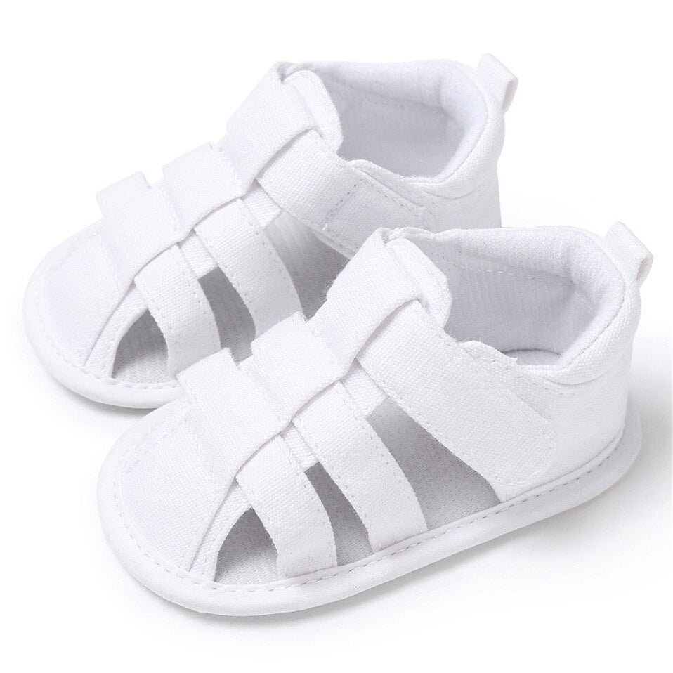 2021 New Brand Toddler Infant Newborn Kids Baby Boys Canvas Soft Sole Crib Shoes Fashion Baby Shoes - DreamWeaversStore