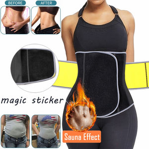 LANFEI Compression Strap Waist Trainers Belt for Women Slimming Sauna Weight Loss Neoprene Body Shaper Corset Hot Sweat Fat Burn - DreamWeaversStore