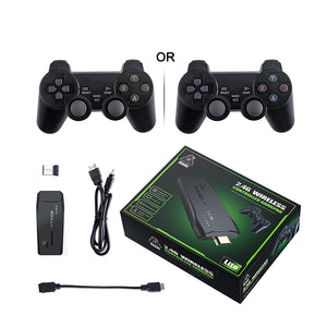 Video Game Consoles 4K HD 2.4G Wireless 10000 Games 64GB Retro Mini Classic Gaming Gamepads TV Family Controller For PS1/GBA/MD - DreamWeaversStore