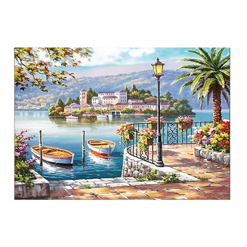 5D DIY diamond painting sunset/love landscape full diamond round embroidery castle mosaic animal diamond embroidery home decorat - DreamWeaversStore