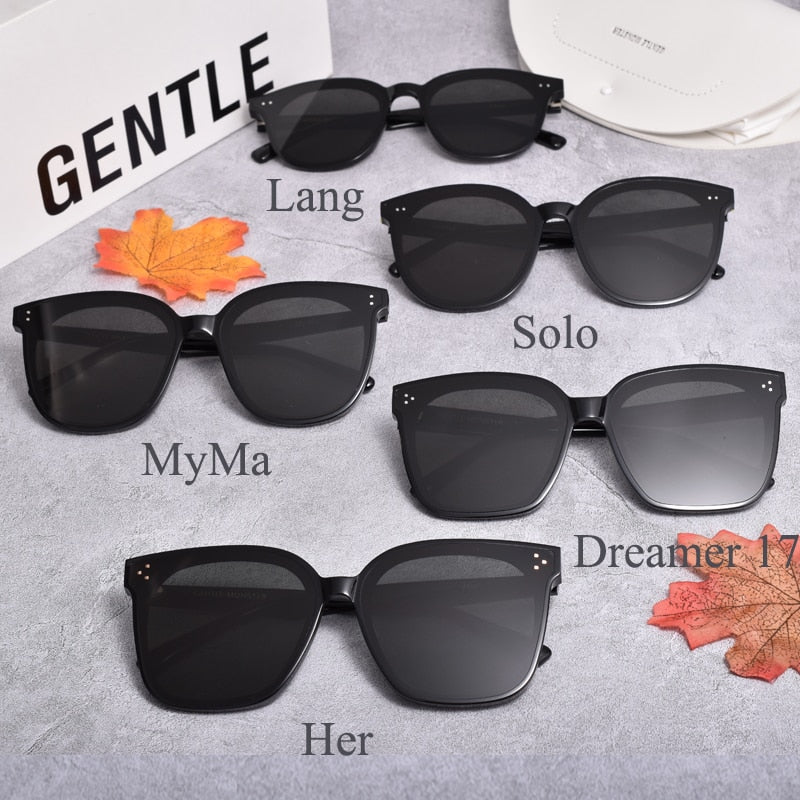 2020 Korea  news 5 Style  GENTLE sunglasses Women Men Her Dreamer 17 solo lang myma Acetate Polarized Sun glasses women men - DreamWeaversStore