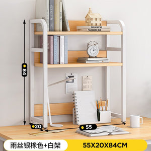 Desk storage shelf small bookshelf computer desktop storage shelf dormitory desk arrangement shelf multi-layer desk - DreamWeaversStore