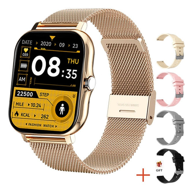 Full Touch Sport Smart Watch Men Women Heart Rate Fitness Tracker Bluetooth call Smartwatch wristwatch GTS 2 P8 plus watch+Box - DreamWeaversStore