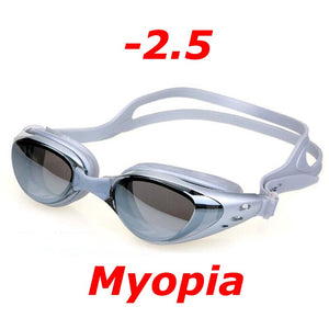 Professional Plating Myopia Swim Goggles Waterproof Anti Fog UV Shield Eyewear Swimming Pool Water Sports Glasses for Men Women - DreamWeaversStore