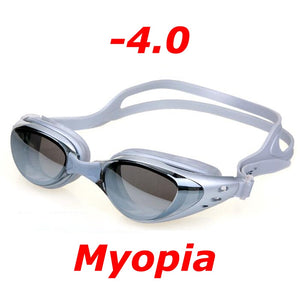 Professional Plating Myopia Swim Goggles Waterproof Anti Fog UV Shield Eyewear Swimming Pool Water Sports Glasses for Men Women - DreamWeaversStore