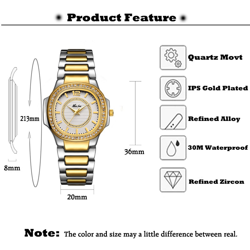 Women Watches Women Fashion Watch 2020 Geneva Designer Ladies Watch Luxury Brand Diamond Quartz Gold Wrist Watch Gifts For Women - DreamWeaversStore