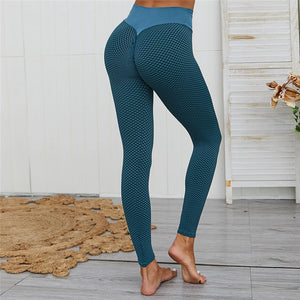 SVOKOR Dot Women Leggings High Waist Fitness Legging Push Up Ladies Seamless Workout Pants Female Leggins Mujer Polyester Casual - DreamWeaversStore