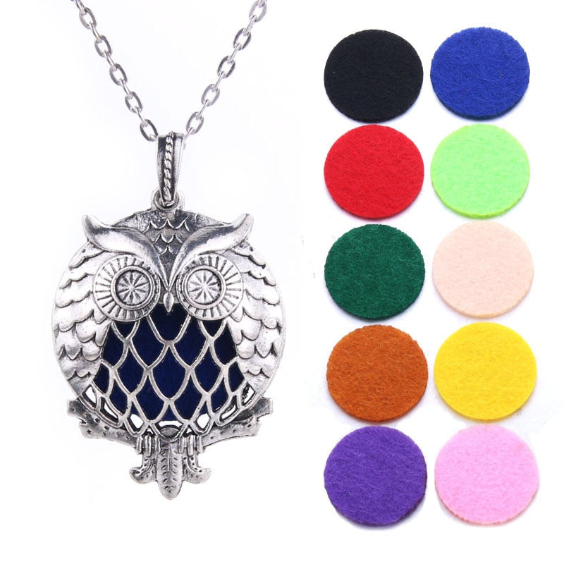 Aromatherapy Jewelry Locket Necklace Tree of Life Necklace Essential Oil Diffuser Perfume Aroma Diffuser Necklace Christmas Gift - DreamWeaversStore