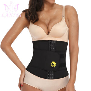 LANFEI Compression Strap Waist Trainers Belt for Women Slimming Sauna Weight Loss Neoprene Body Shaper Corset Hot Sweat Fat Burn - DreamWeaversStore