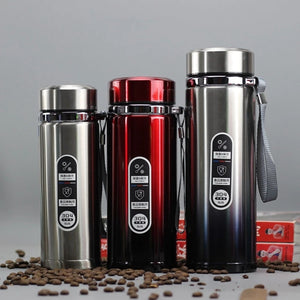 High capacity Business Thermos Mug Stainless Steel Tumbler Insulated Water Bottle Portable Vacuum Flask For Office Tea Mugs - DreamWeaversStore