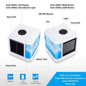 Mini USB Portable Air Conditioner Humidifier Purifier 7 Colors Light Desktop Air Cooling Fan Air Cooler Fan For Office Room - DreamWeaversStore