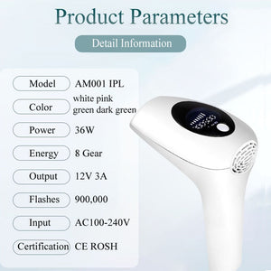 900000 flash IPL Laser Depilator professional permanent LCD laser hair removal Photoepilator women painless hair remover machine - DreamWeaversStore