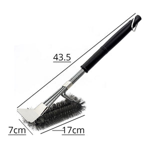 Grill Brush and Scraper, Best BBQ Cleaner, Perfect Tools for All Grill Types, Including Weber, Ideal Barbecue Accessories - DreamWeaversStore