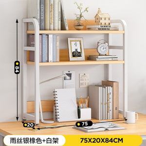 Desk storage shelf small bookshelf computer desktop storage shelf dormitory desk arrangement shelf multi-layer desk - DreamWeaversStore