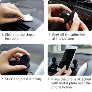 Magnetic Car Phone Holder Universal Magnet Phone Mount for Samsung iPhone X Xs Max Samsung in Car Mobile Cell Phone Holder Stand - DreamWeaversStore