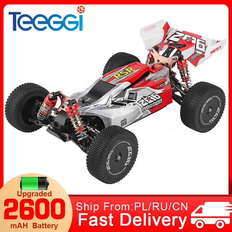 WLtoys 144001 RC Car 1:14 A959B Racing RC High Speed Car 60km/h 4WD A959 Off-Road Drift Electric Remote Control Toy for Children - DreamWeaversStore