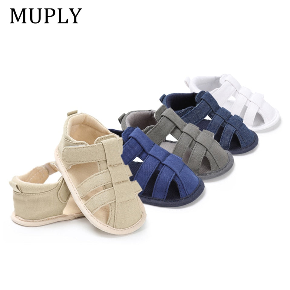 2021 New Brand Toddler Infant Newborn Kids Baby Boys Canvas Soft Sole Crib Shoes Fashion Baby Shoes - DreamWeaversStore