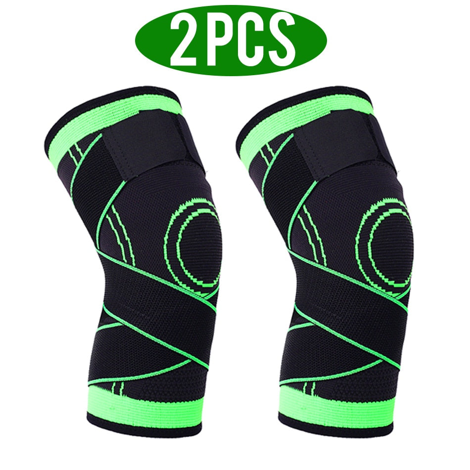 Worthdefence 1/2 PCS Knee Pads Braces Sports Support Kneepad Men Women for Arthritis Joints Protector Fitness Compression Sleeve - DreamWeaversStore